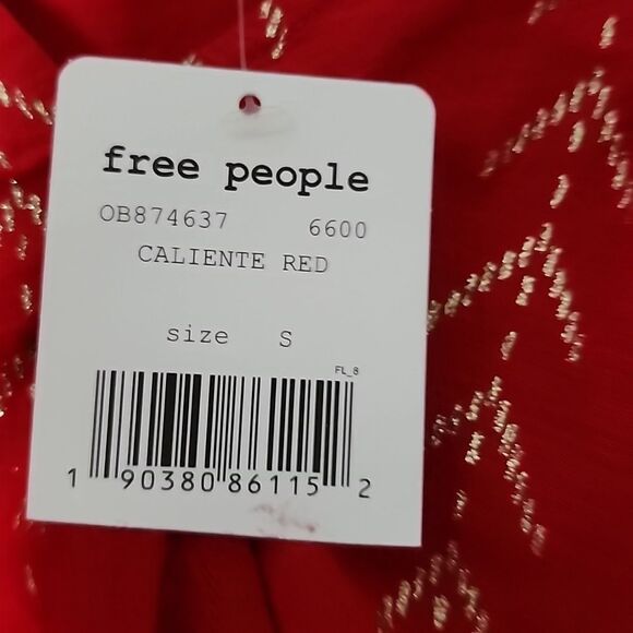 Free People Counting Stars Shirt Small NWT - Picture 9 of 9